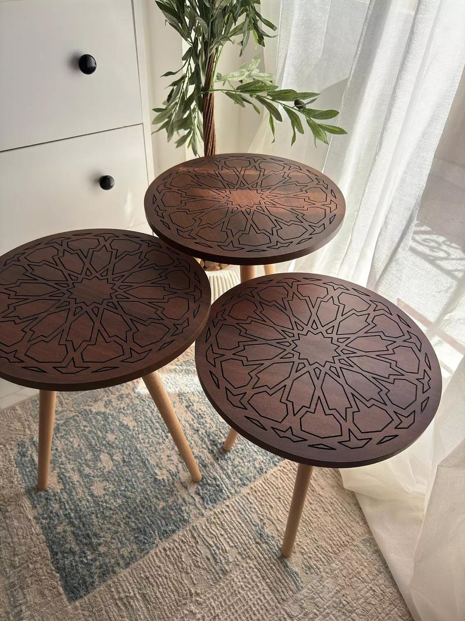 Triple Nesting Tables Set