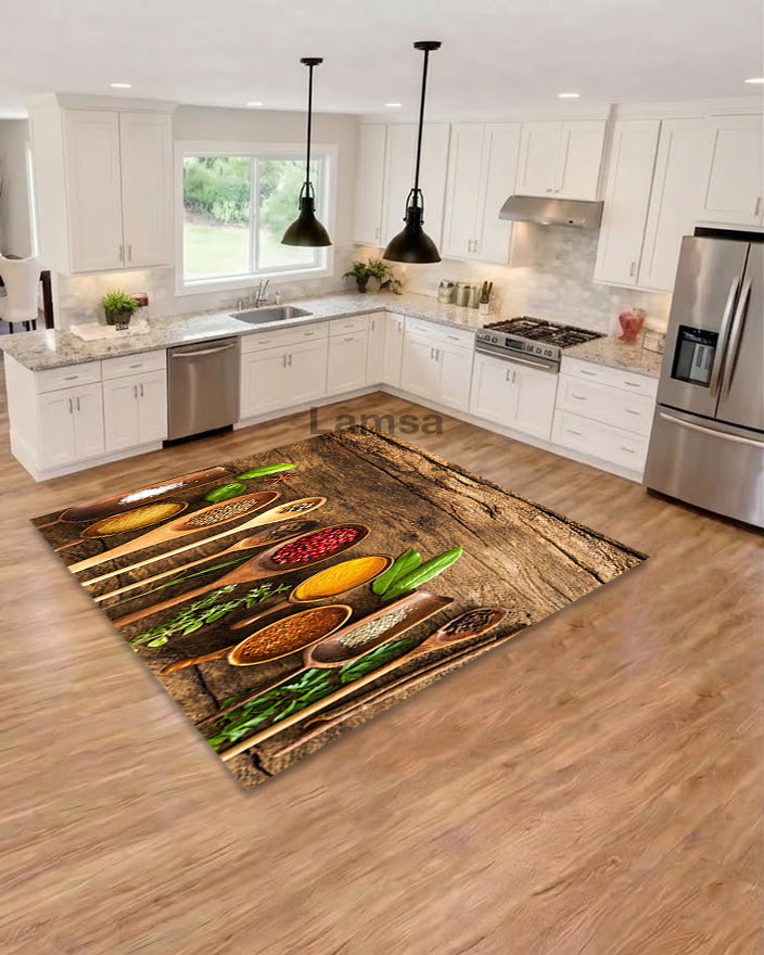 Bahrat - Non-slip, antibacterial, and hypoallergenic kitchen mat