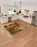 Bahrat - Non-slip, antibacterial, and hypoallergenic kitchen mat