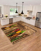 Bahrat - Non-slip, antibacterial, and hypoallergenic kitchen mat