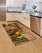Bahrat - Non-slip, antibacterial, and hypoallergenic kitchen mat