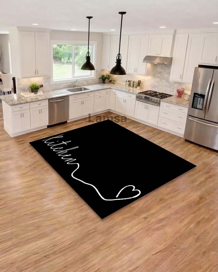Kitchen Rugs Black