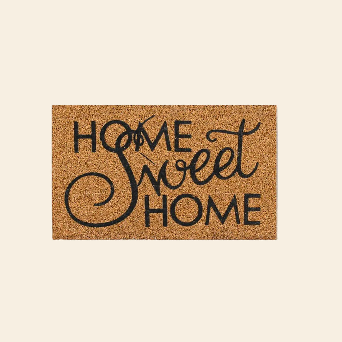 Home Sweet Home - of natural coconut fiber burlap