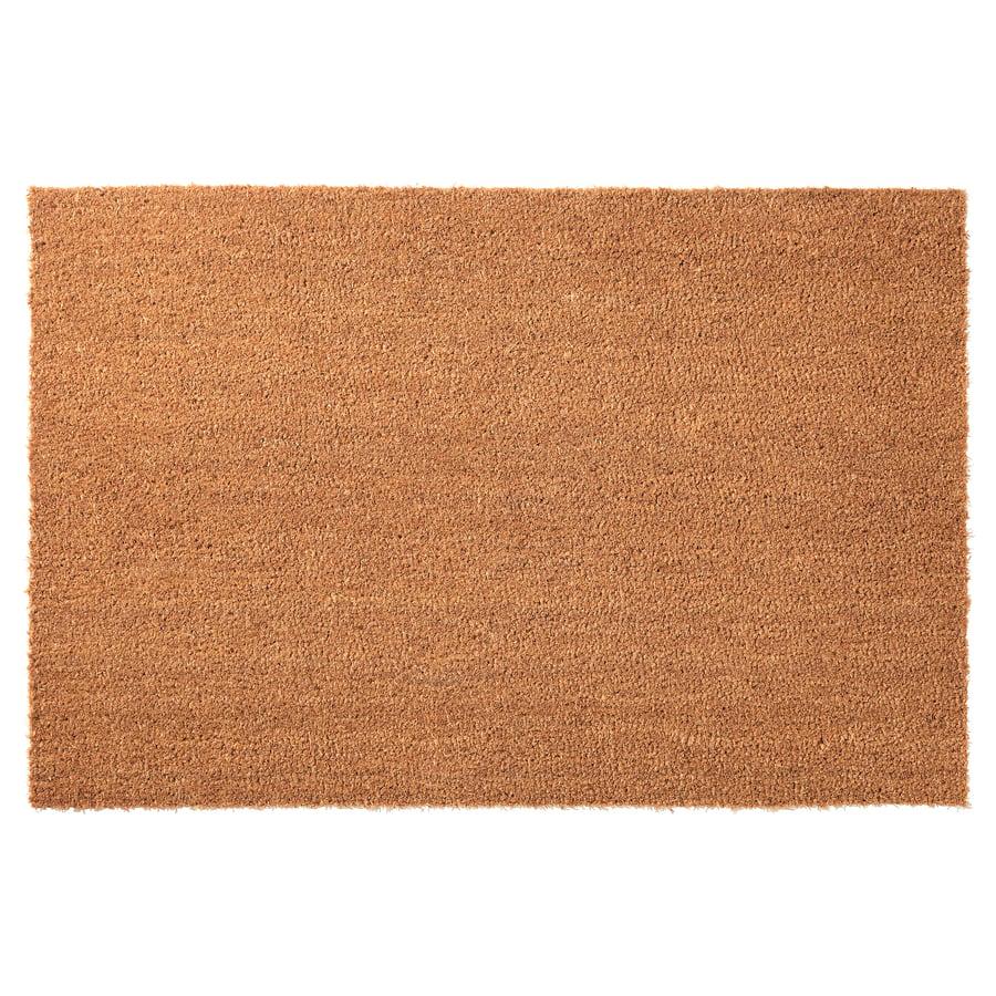 Doormat made of natural coconut fiber burlap