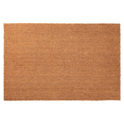 Doormat made of natural coconut fiber burlap