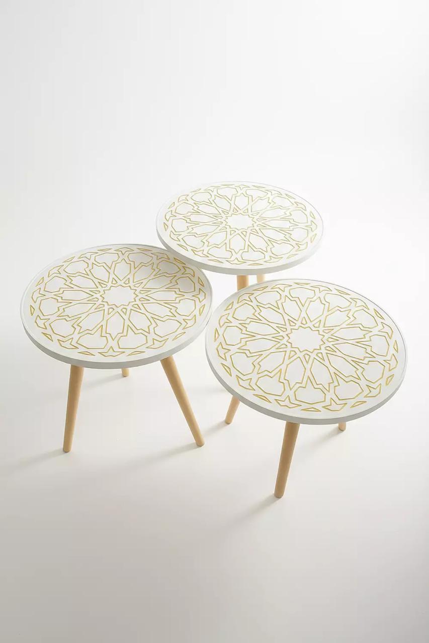 Triple Nesting Tables Set