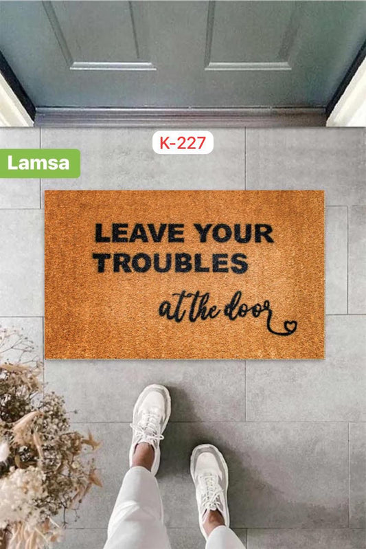 Leave Your Troubles Doormat