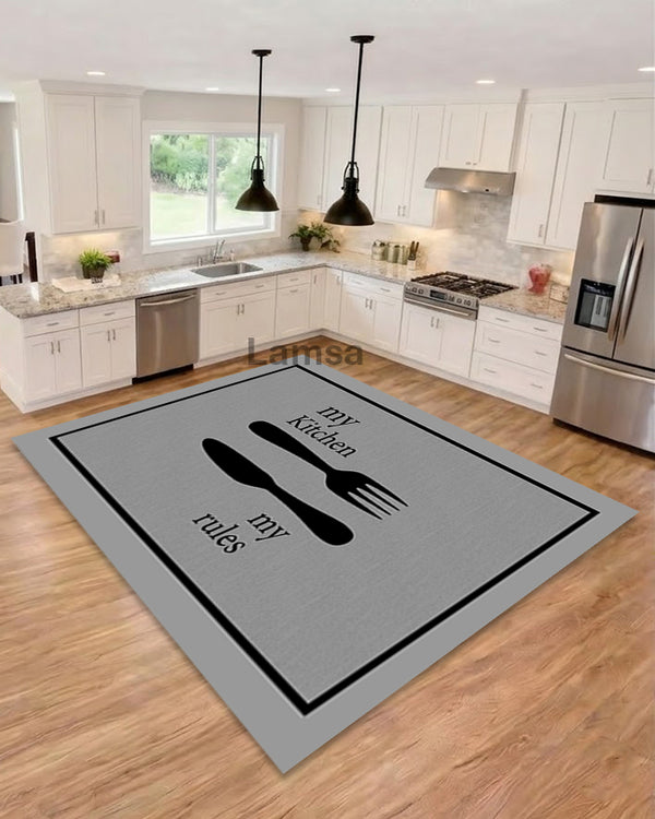 Kitchen Rugs Stylish Fork