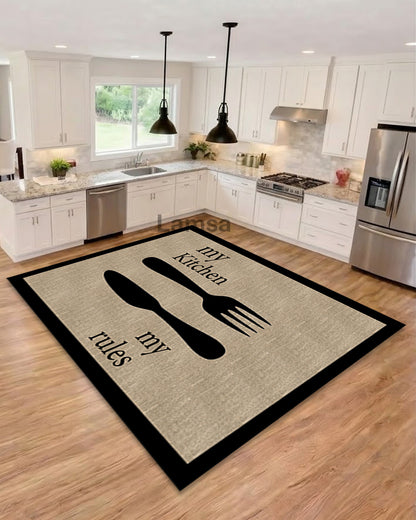 Rug printed non-slip and anti-bacteria and allergy-resistant