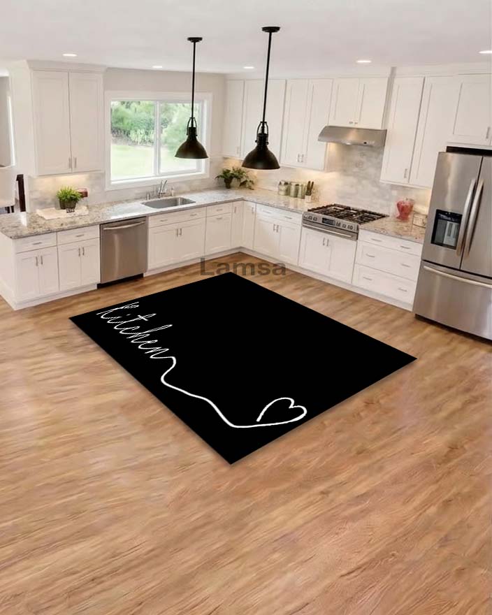 Kitchen Rugs Black