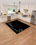 Kitchen Rugs Black