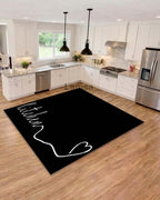 Kitchen Rugs Black
