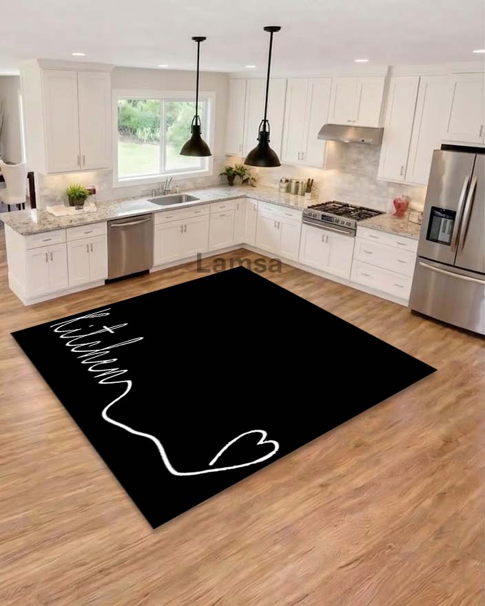 Kitchen Rugs Black