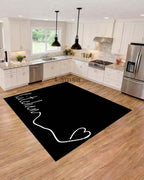 Kitchen Rugs Black