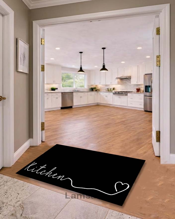 Kitchen Rugs Black
