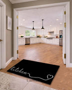 Kitchen Rugs Black