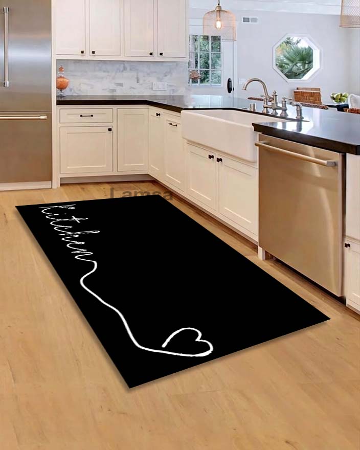 Kitchen Rugs Black