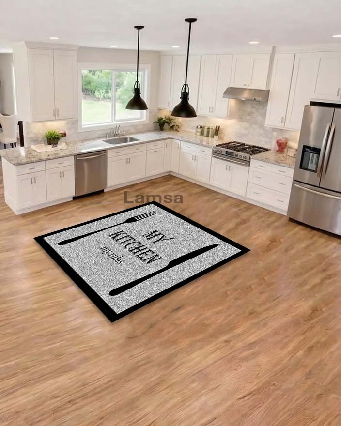 Printed Panda Kitchen Mat – Non-Slip, Durable & Modern Design