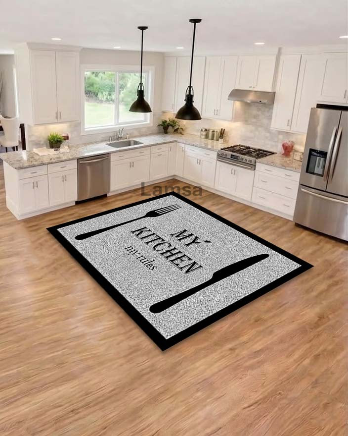 Printed Panda Kitchen Mat – Non-Slip, Durable & Modern Design