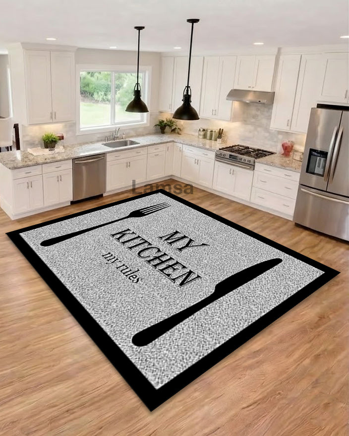Printed Panda Kitchen Mat – Non-Slip, Durable & Modern Design