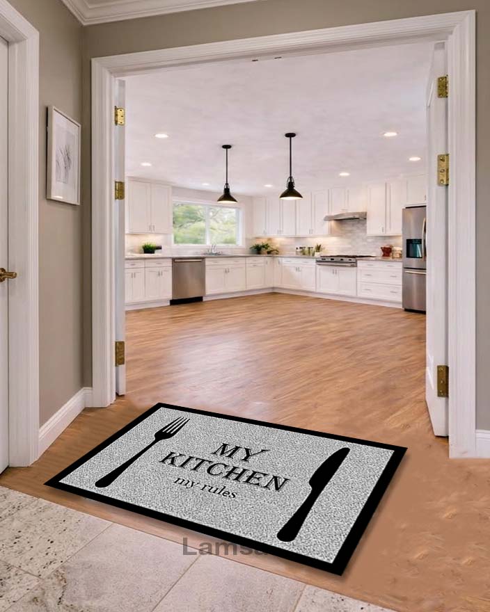 Printed Panda Kitchen Mat – Non-Slip, Durable & Modern Design