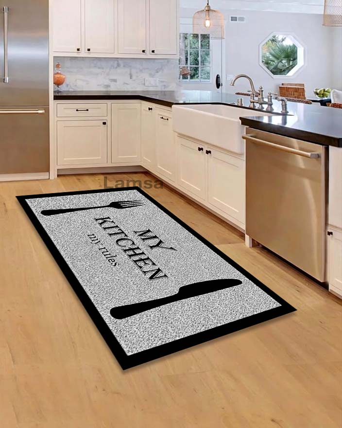 Printed Panda Kitchen Mat – Non-Slip, Durable & Modern Design