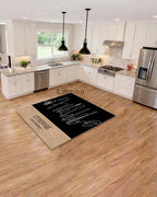 Anti-slip, anti-bacterial and anti-sensitivity kitchen rug