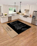 Anti-slip, anti-bacterial and anti-sensitivity kitchen rug
