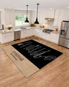 Anti-slip, anti-bacterial and anti-sensitivity kitchen rug