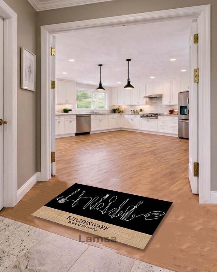 Anti-slip, anti-bacterial and anti-sensitivity kitchen rug