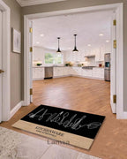 Anti-slip, anti-bacterial and anti-sensitivity kitchen rug
