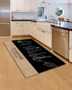 Anti-slip, anti-bacterial and anti-sensitivity kitchen rug