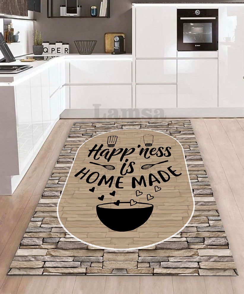 Lucera - Non-Slip Kitchen Printed Rug