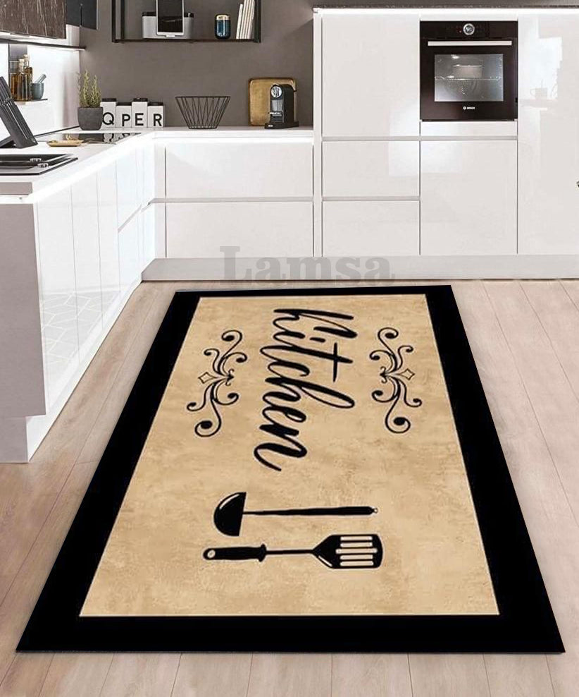 Novera - Non-Slip Kitchen Printed Rug