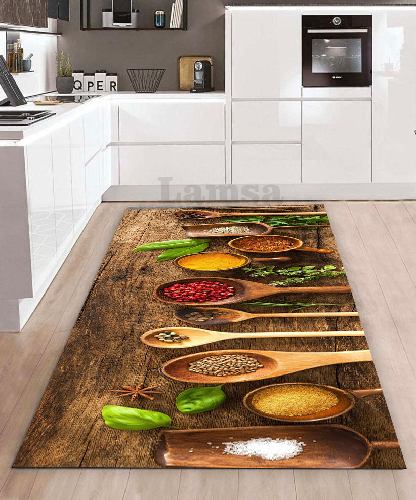 Seraphina  - Non-Slip Kitchen Printed Rug