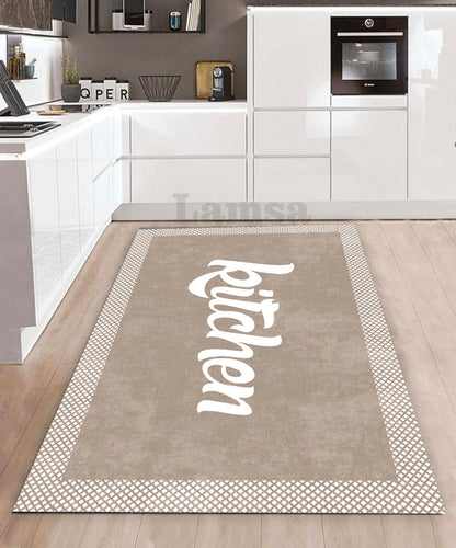 Kalinda  - Non-Slip Kitchen Printed Rug