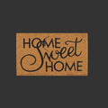 Doormat made of natural coconut fiber burlap