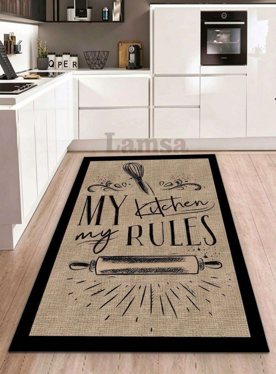 Savina - Non-Slip Kitchen Printed Rug