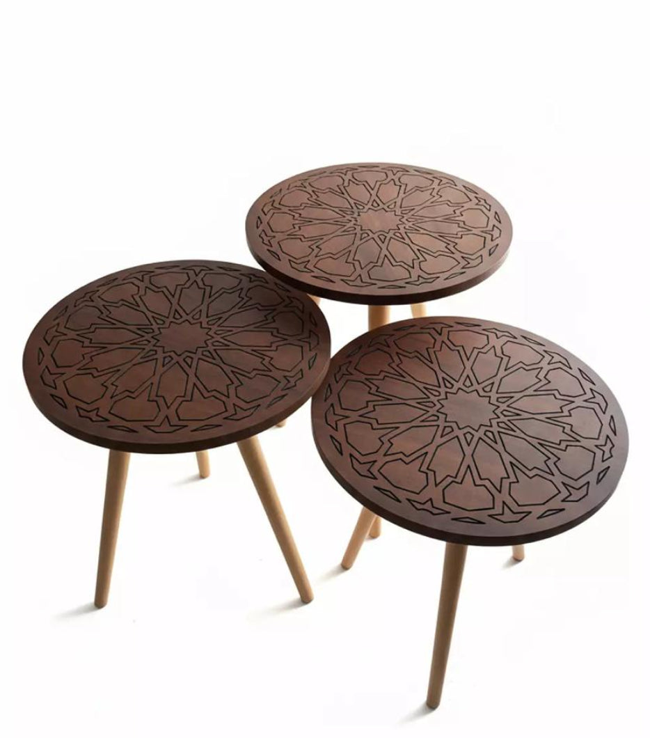 Triple Nesting Tables Set