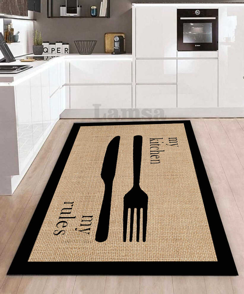 Kitchen Rugs Stylish Fork